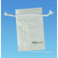 Customized Sgs Two String Non Woven Drawstring Bags With Drawstring Cotton Rope For Handle